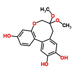 Protosappanin A dimethyl acetal structure