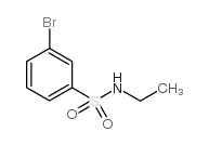 N-乙基-3-溴苯磺酰胺结构式
