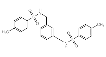 Benzenesulfonamide,N,N'-[1,3-phenylenebis(methylene)]bis[4-methyl- (9CI) Structure