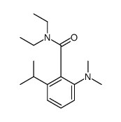 2-(dimethylamino)-N,N-diethyl-6-propan-2-ylbenzamide结构式
