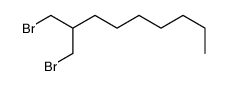 1-bromo-2-(bromomethyl)nonane Structure