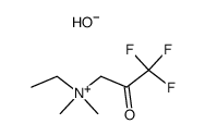 Dimethyl-ethyl-3-(1-trifluor-2-oxo)propyl-ammoniumhydroxid结构式