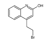 4-(2-bromoethyl)-1H-quinolin-2-one Structure