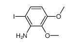 6-iodo-2,3-dimethoxybenzenamine结构式