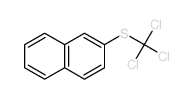 Naphthalene,2-[(trichloromethyl)thio]- structure