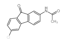 N-(6-chloro-9-oxo-fluoren-2-yl)acetamide Structure