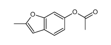 2-甲基苯并呋喃-6-乙酸酯结构式