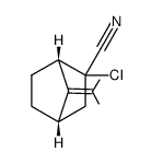 endo-2-chloro-7-isopropylidenebicyclo<2.2.1>heptane-exo-2-carbonitrile Structure