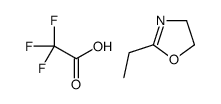 2-ethyl-4,5-dihydro-1,3-oxazole,2,2,2-trifluoroacetic acid Structure