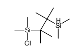 chloro-(3-dimethylsilyl-2,3-dimethylbutan-2-yl)-dimethylsilane结构式