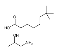 neodecanoic acid, compound with 1-aminopropan-2-ol (1:1) Structure