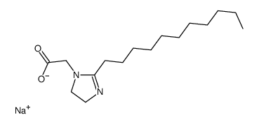 sodium 4,5-dihydro-2-undecyl-1H-imidazole-1-acetate结构式
