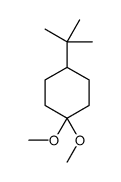 4-tert-butyl-1,1-dimethoxycyclohexane Structure