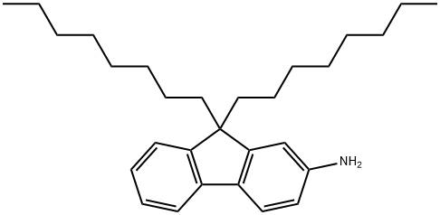 9H-Fluoren-2-amine, 9,9-dioctyl- Structure
