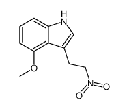 4-methoxy-3-(2'-nitroethyl)indole Structure