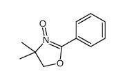 4,4-dimethyl-3-oxido-2-phenyl-5H-1,3-oxazol-3-ium结构式