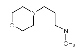 N-甲基-n-(3-吗啉-4-基丙基)胺结构式