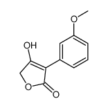 4-hydroxy-3-(3-methoxyphenyl)furan-2(5H)-one Structure