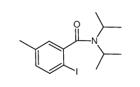 2-iodo-N,N-diisopropyl-5-methylbenzamide结构式