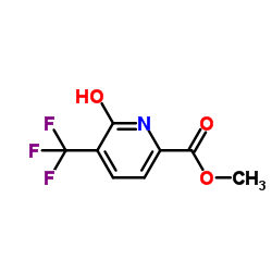 6-羟基-5-(三氟甲基)吡啶-2-甲酸甲酯结构式