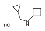 N-(cyclopropylmethyl)cyclobutanamine,hydrochloride Structure