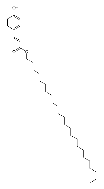 tetracosyl 3-(4-hydroxyphenyl)prop-2-enoate结构式