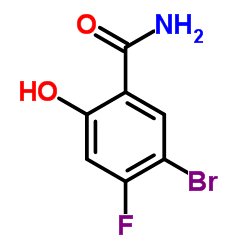 5-Bromo-4-fluoro-2-hydroxybenzamide Structure