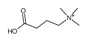 3-carboxy-N,N,N-trimethylpropan-1-aminium结构式
