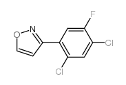 3-(2,4-二氯-5-氟苯基)异噁唑结构式