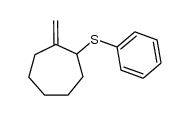 (2-methylenecycloheptyl)(phenyl)sulfane结构式