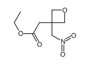 ethyl 2-[3-(nitromethyl)oxetan-3-yl]acetate Structure