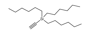 tri-n-hexylsilylacetylene结构式