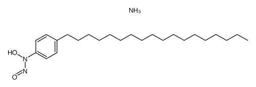 N-nitroso-N-p-octadecylphenylhydroxylamine ammonium salt结构式