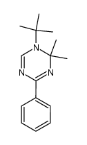 1-tert-Butyl-1,2-dihydro-2,2-dimethyl-4-phenyl-1,3,5-triazin Structure