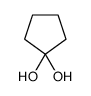 cyclopentane-1,1-diol Structure