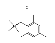 trimethyl-(2,4,6-trimethyl-benzyl)-ammonium, chloride Structure