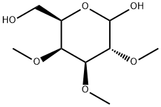 Galactopyranose, 2,3,4-tri-O-methyl- Structure