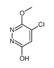 4-chloro-3-methoxy-1H-pyridazin-6-one结构式