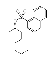 (R)-octan-2-yl quinoline-8-sulfonate Structure