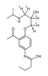 Acebutolol-d5 Structure