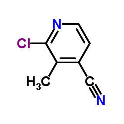 2-Chloro-3-methylisonicotinonitrile Structure