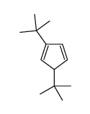 di-tert-butylcyclopentadiene Structure