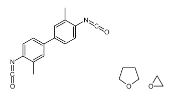 1-isocyanato-4-(4-isocyanato-3-methylphenyl)-2-methylbenzene,oxirane,oxolane Structure