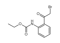 ethyl N-[2-(bromoacetyl)phenyl]carbamate结构式