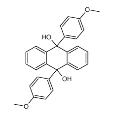 9,10-bis(4-methoxyphenyl)-9,10-dihydroanthracene-9,10-diol Structure