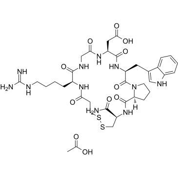 Eptifibatide acetate structure