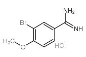 (3-溴-4-甲氧基苯基)-甲烷二胺盐酸盐结构式