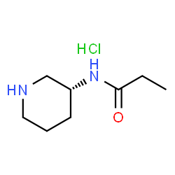 (R)-N-(Piperidin-3-yl)propionamide hydrochloride Structure