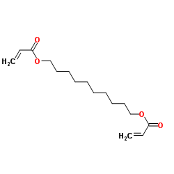 1,10-双(丙烯酰氧基)葵烷结构式