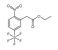 ethyl (2-nitro-5-(pentafluorosulfanyl)phenyl) acetate Structure